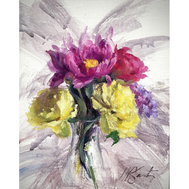 peonies, bouquet, floral painting, oil painting, colorful flowers, spring flowers, hetty easter paintings, hr easter, self care peonies, bouquet, floral painting, oil painting, colorful flowers, spring flowers, hetty easter paintings, hr easter, self care